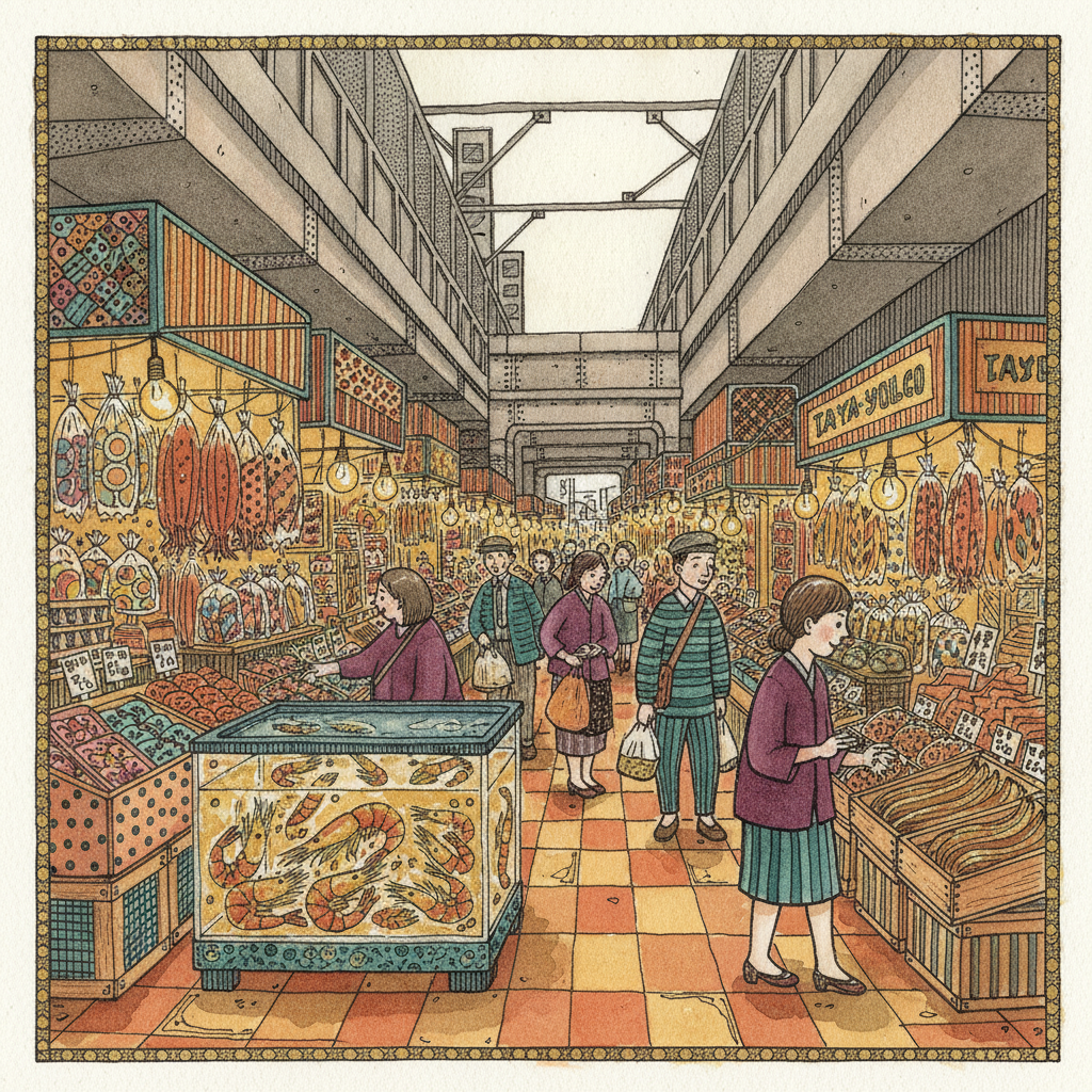 Tokyo Ameya-Yokochō under the tracks example 3