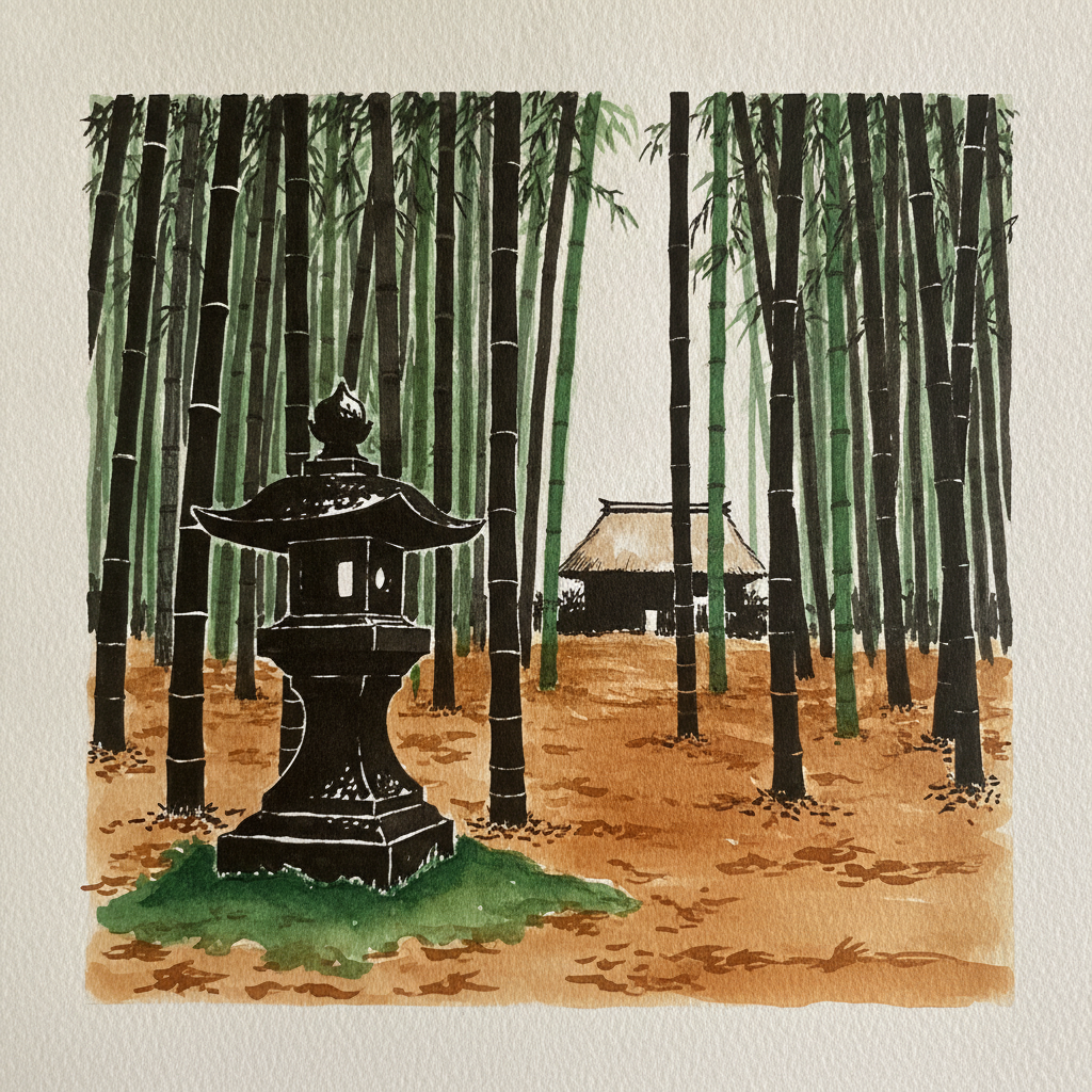 Hokokuji temple grove, Kamakura example 3