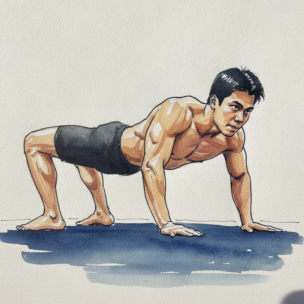 Bridge Prep, Hands Behind Head Temple-Side example 2