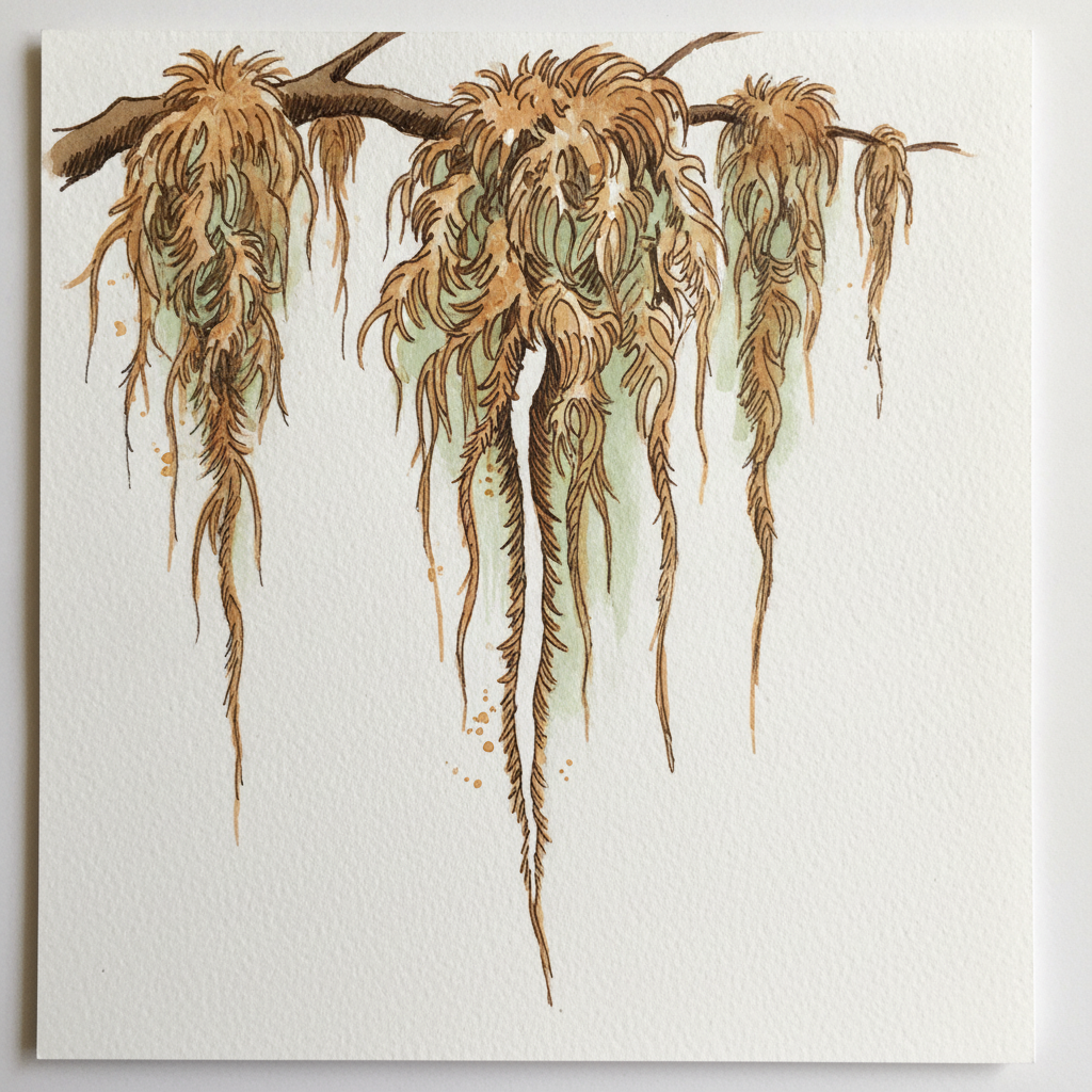 Old man's beard (Usnea) example 2