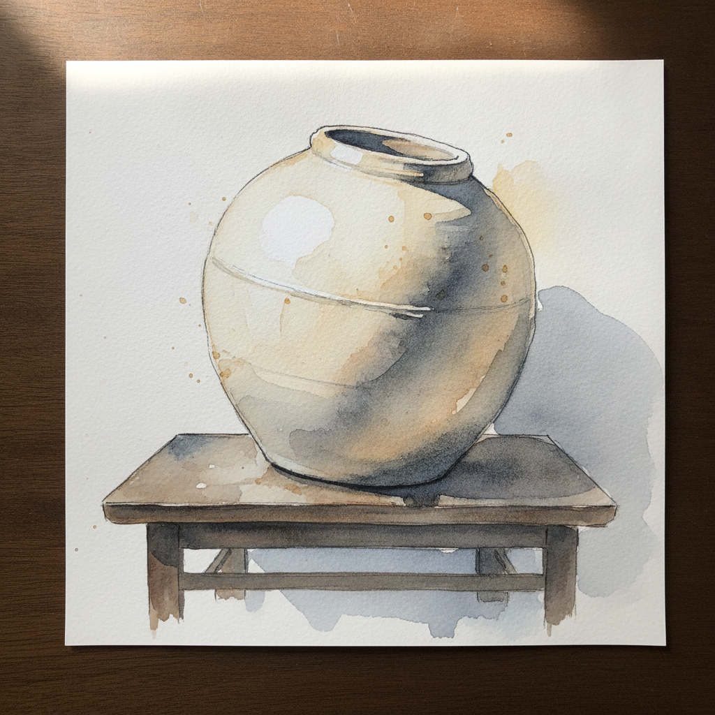 Korean Joseon Moon Jar example 2