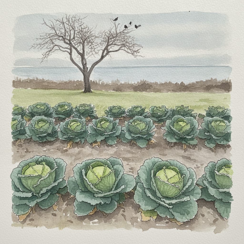 Savoy cabbage example 3