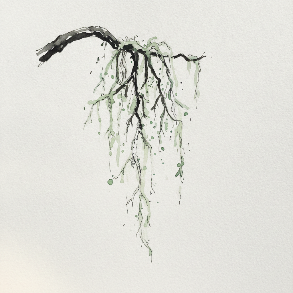 Old man's beard (Usnea) example 3