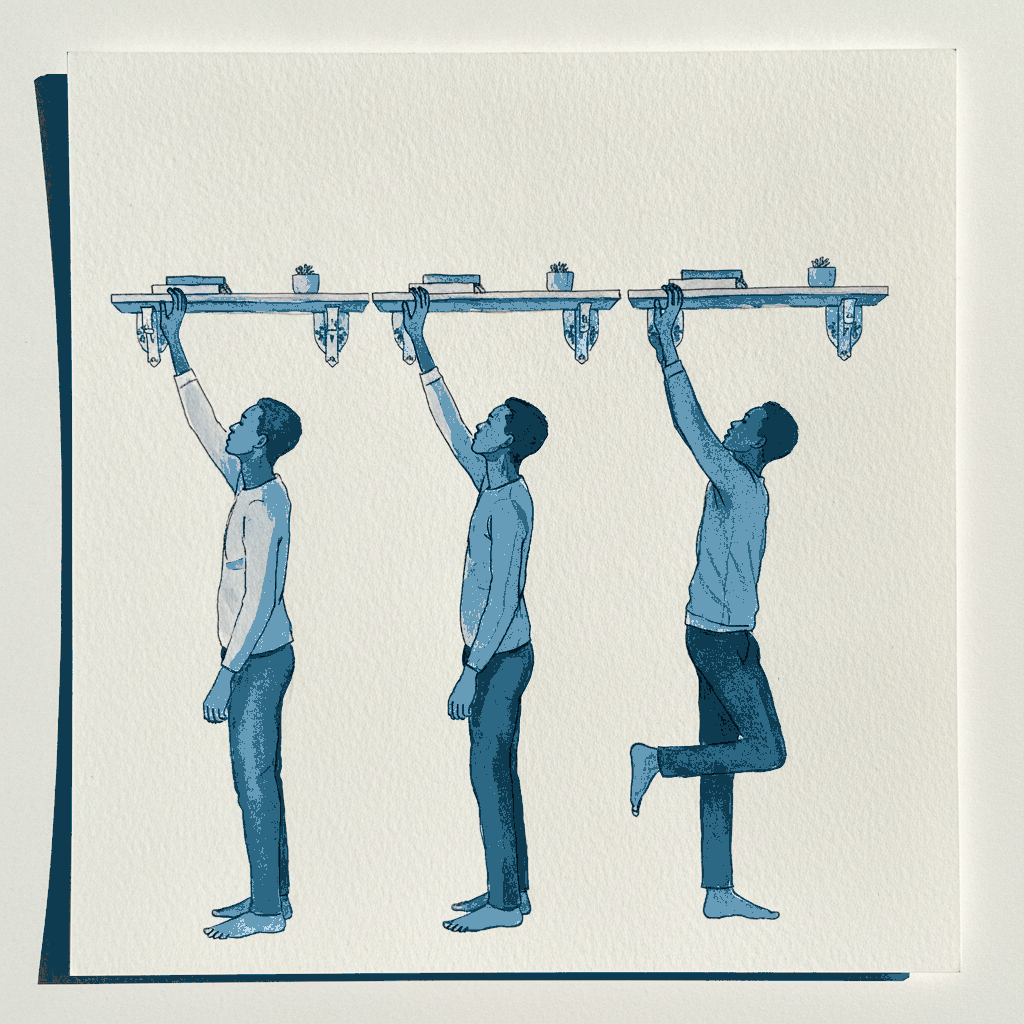 Reaching for high shelf three vertical phases example 3