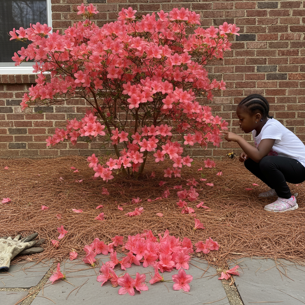 Azalea AI-generated photoreal reference
