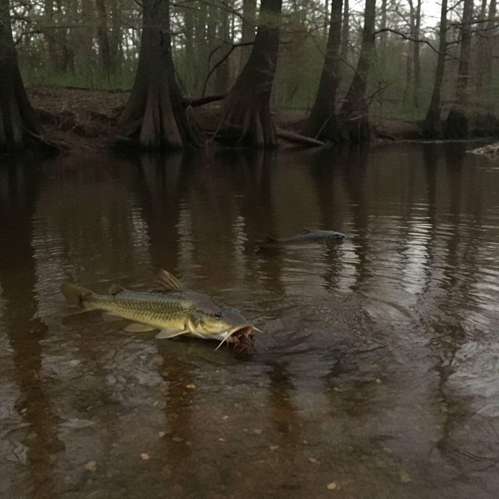 Yellow bullhead AI-generated photoreal reference