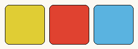 Limited palette — 3 colors palette