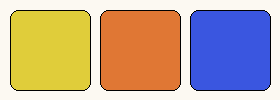Limited palette — 3 colors palette