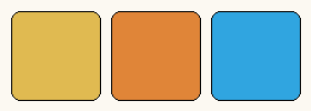 Limited palette — 3 colors palette