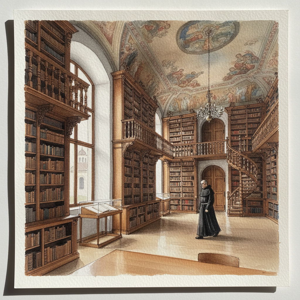 Einsiedeln Abbey Library, Einsiedeln, Switzerland example 2