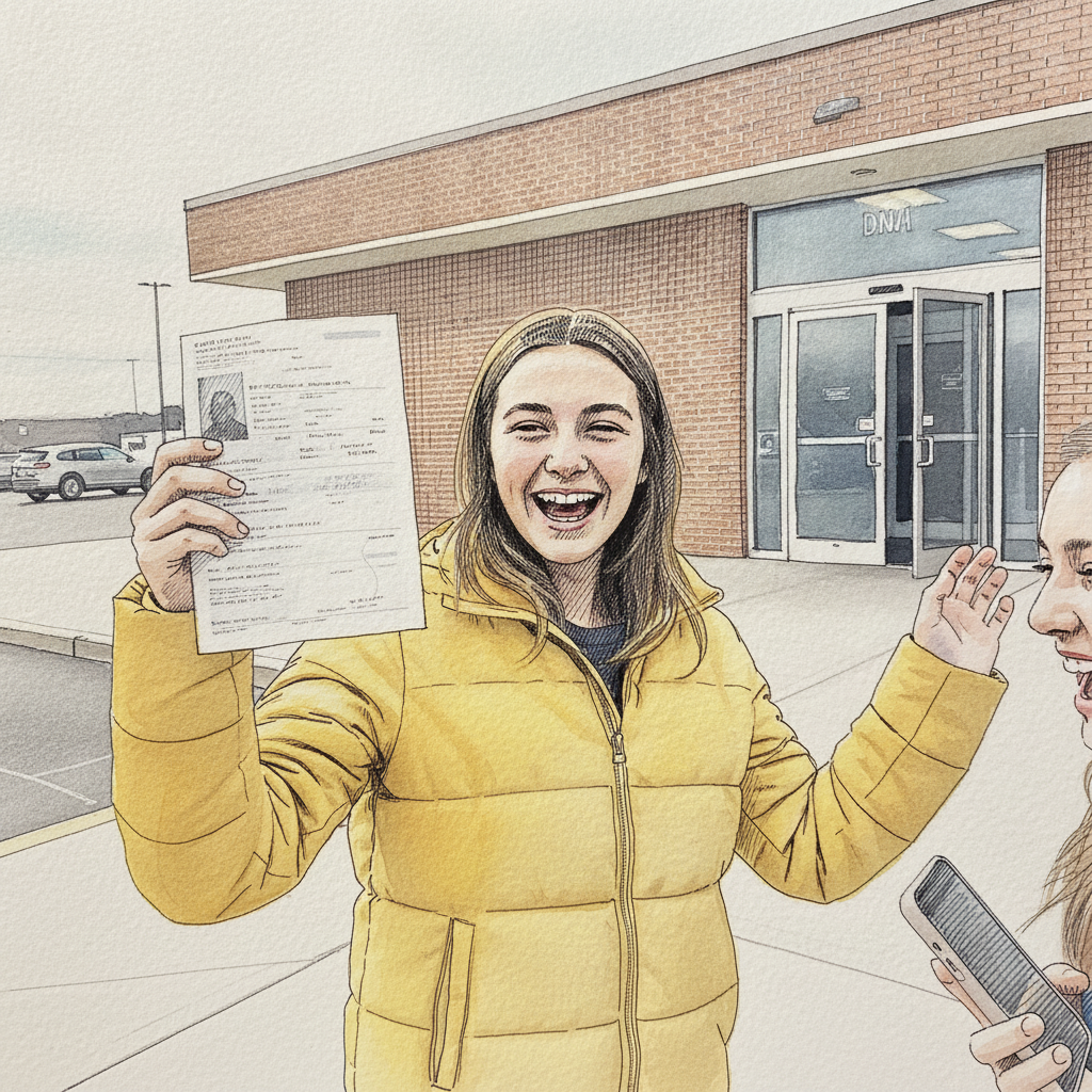 Teen with driver's permit example 1