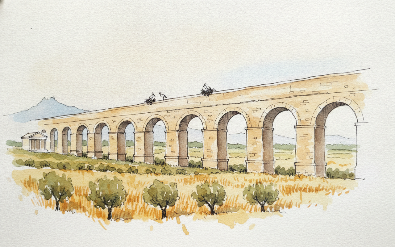 Zaghouan-Carthage Aqueduct, Zaghouan, Tunisia example 2