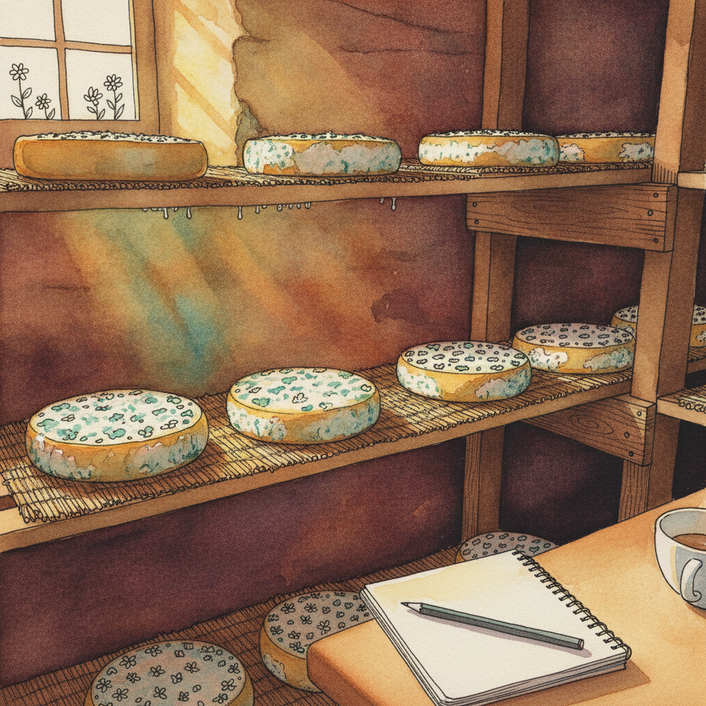 Penicillium camemberti (camembert) example 3