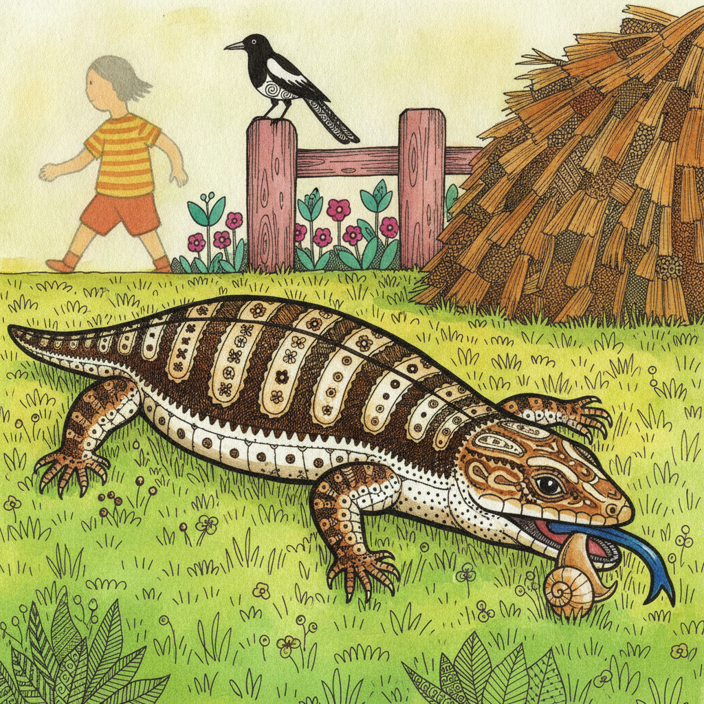 Eastern blue-tongued skink example 3