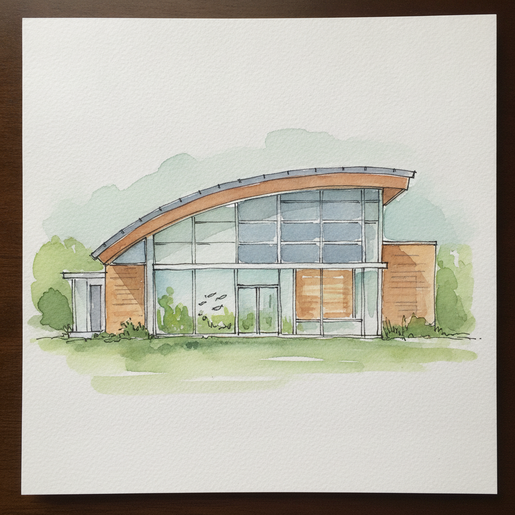 Adam Joseph Lewis Center for Environmental Studies, Oberlin College, Oberlin, Ohio, USA example 1