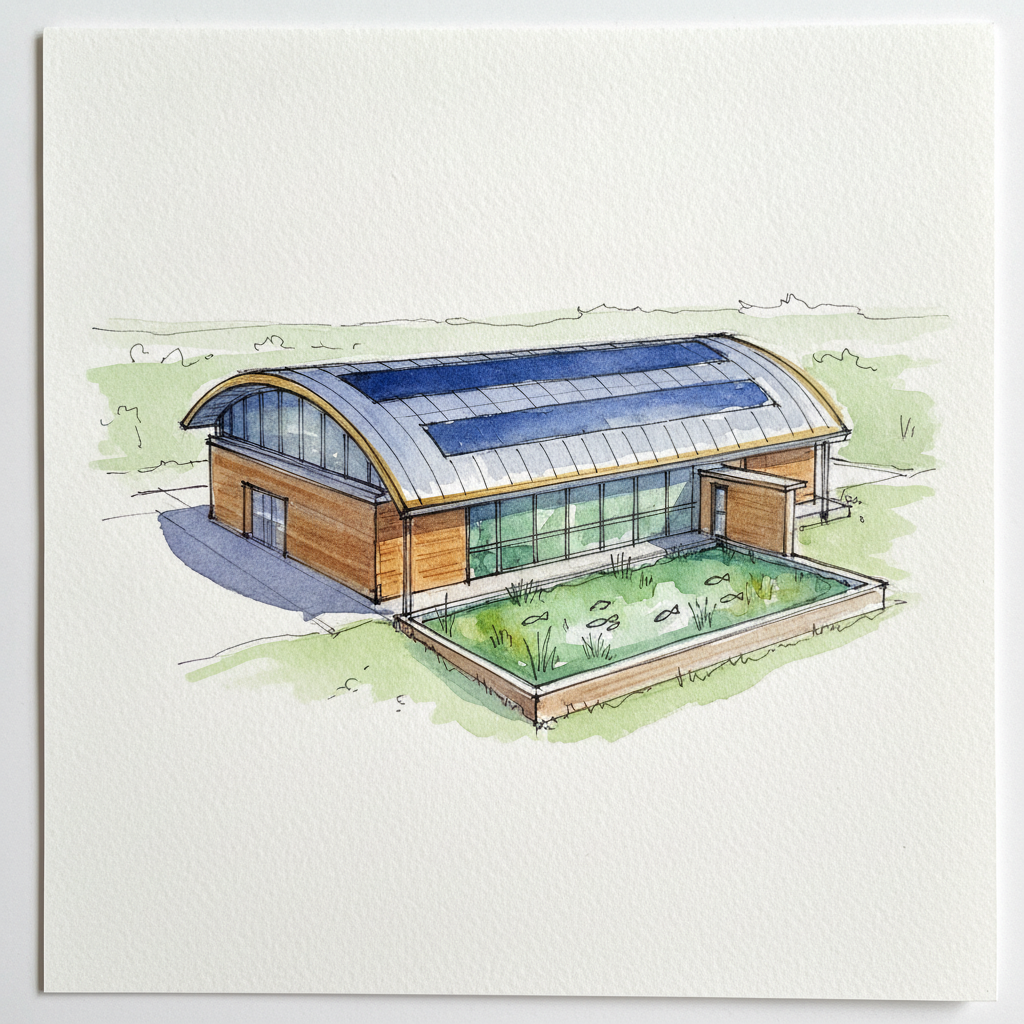 Adam Joseph Lewis Center for Environmental Studies, Oberlin College, Oberlin, Ohio, USA example 2