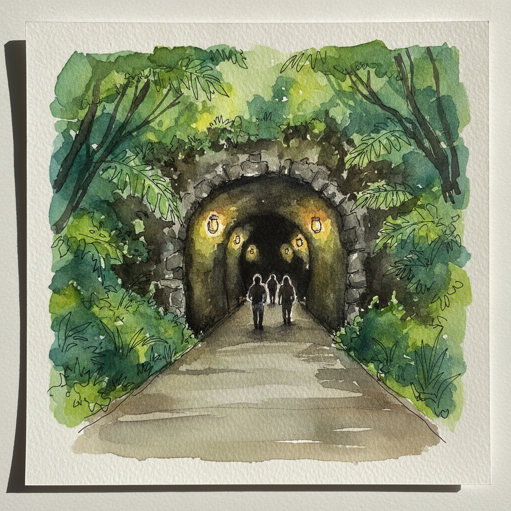 Thurston Lava Tube, Hawaii Volcanoes NP example 2