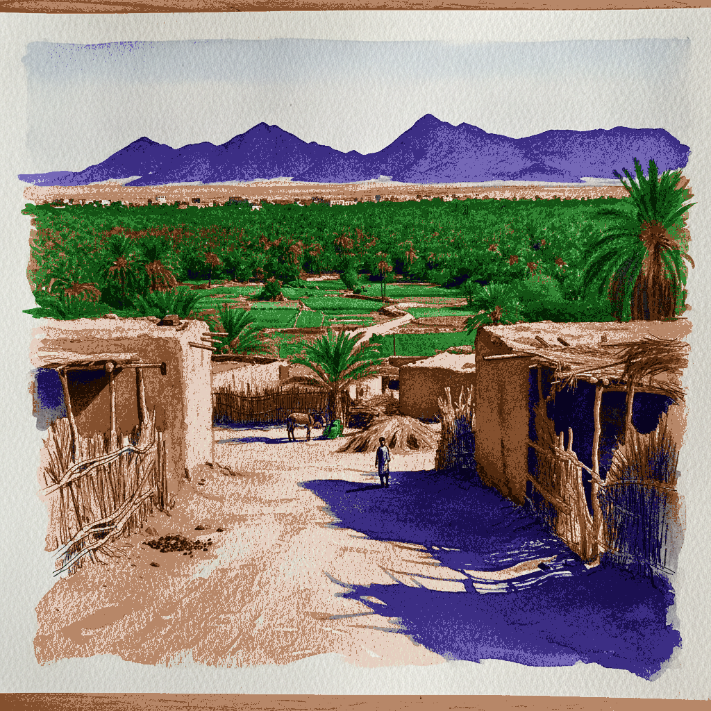 Bahariya Oasis village, Egypt example 3