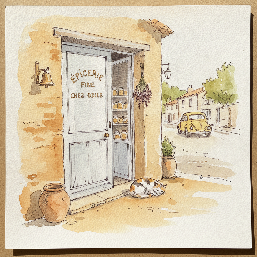 Provençal Village Épicerie, Lavender Season example 2