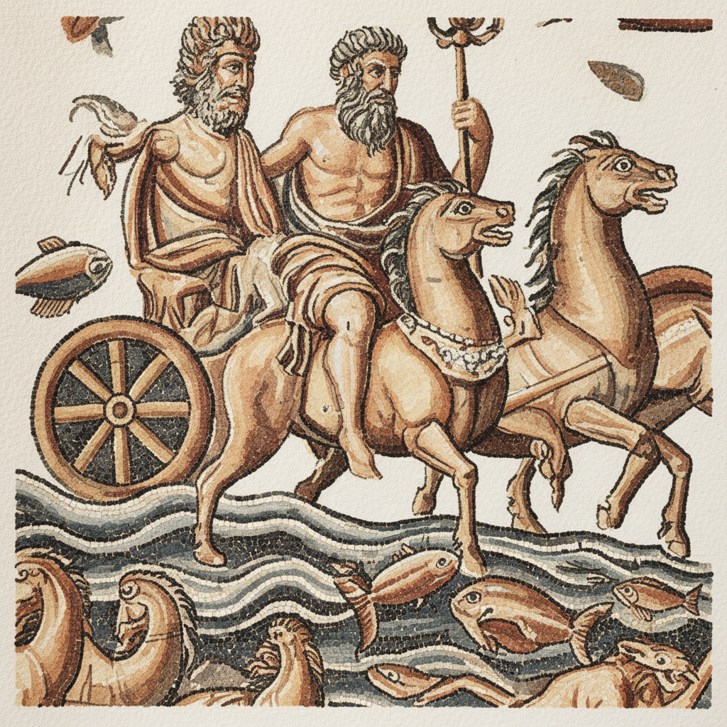 Tunisian Bardo Mosaic example 2