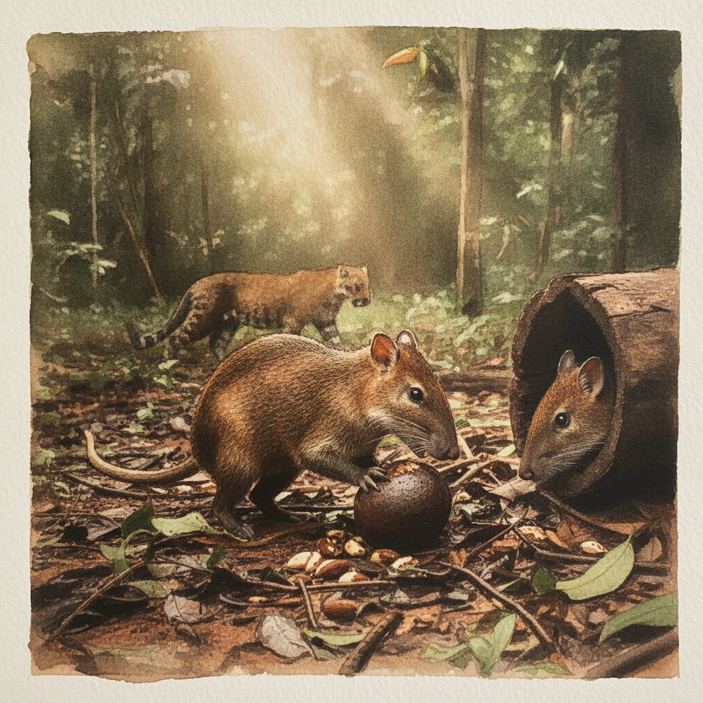 Central American agouti example 1