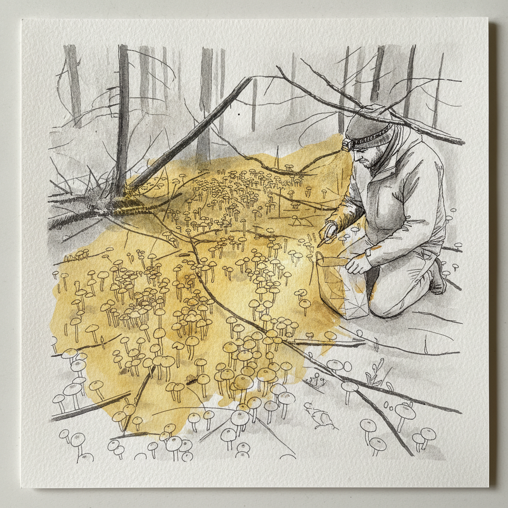 Yellowfoot chanterelle example 2
