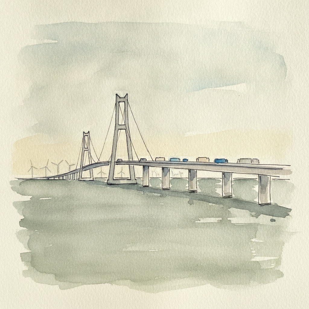 Øresund Bridge, Malmö, Sweden / Copenhagen, Denmark example 2
