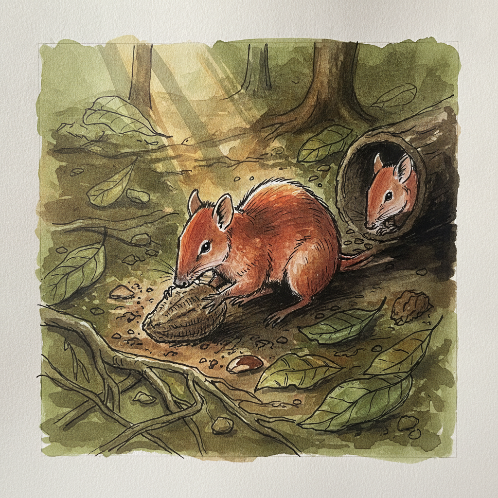 Central American agouti example 2