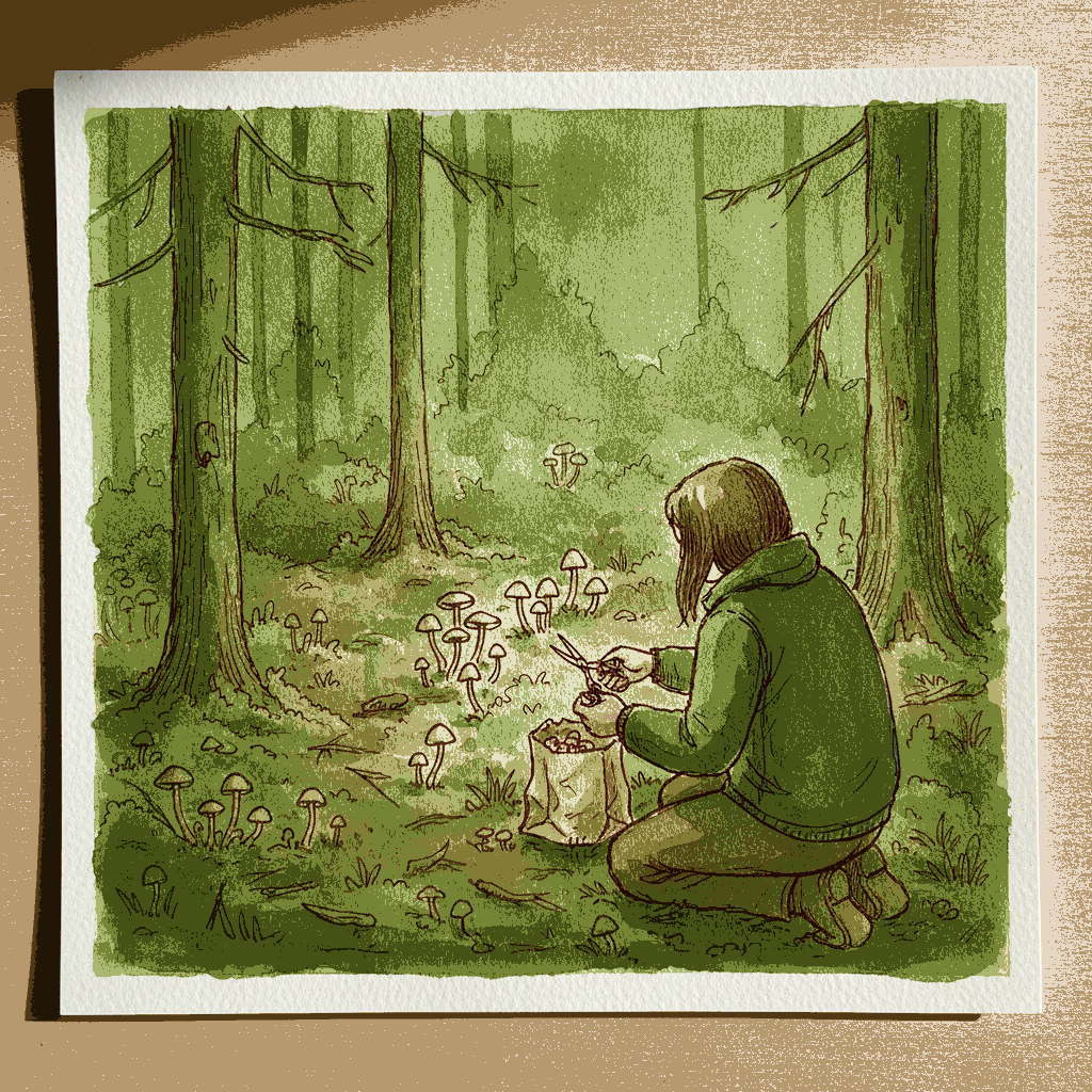 Yellowfoot chanterelle example 3