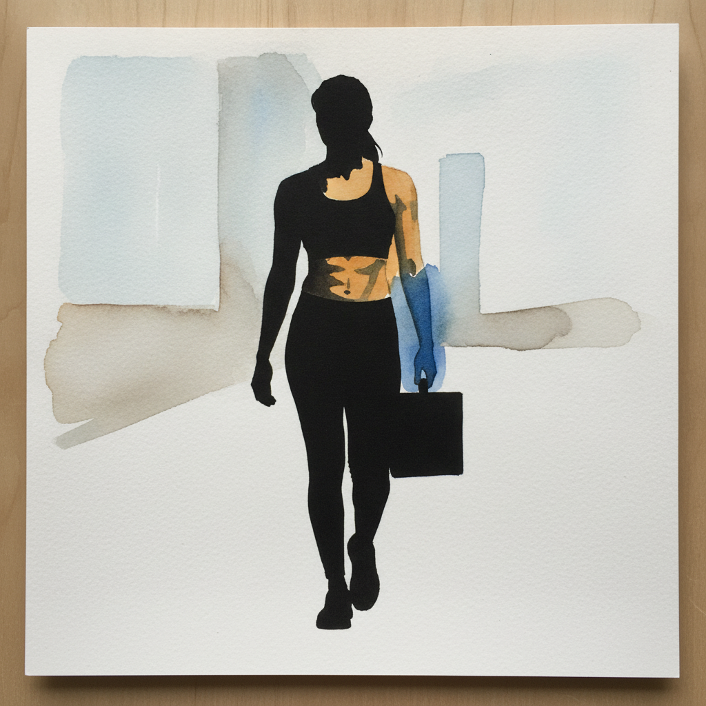 Mid-Stride, Carrying Object in One Hand example 3