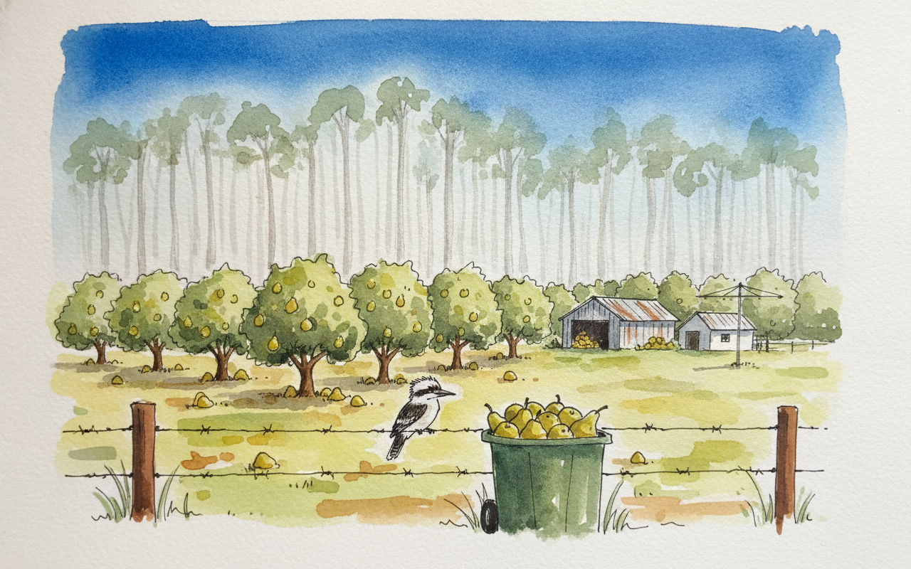Western Australia pear orchard, Australia example 2