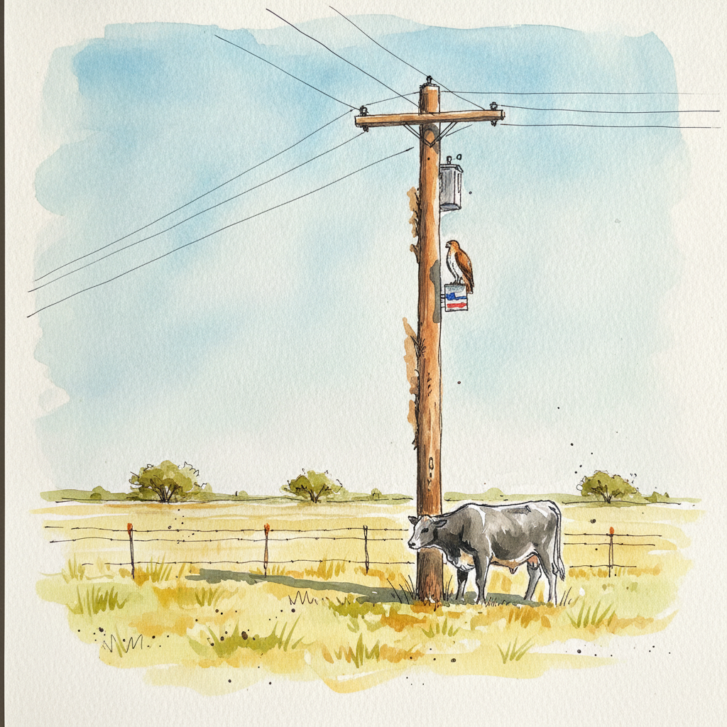 Texas Pasture Pole example 2