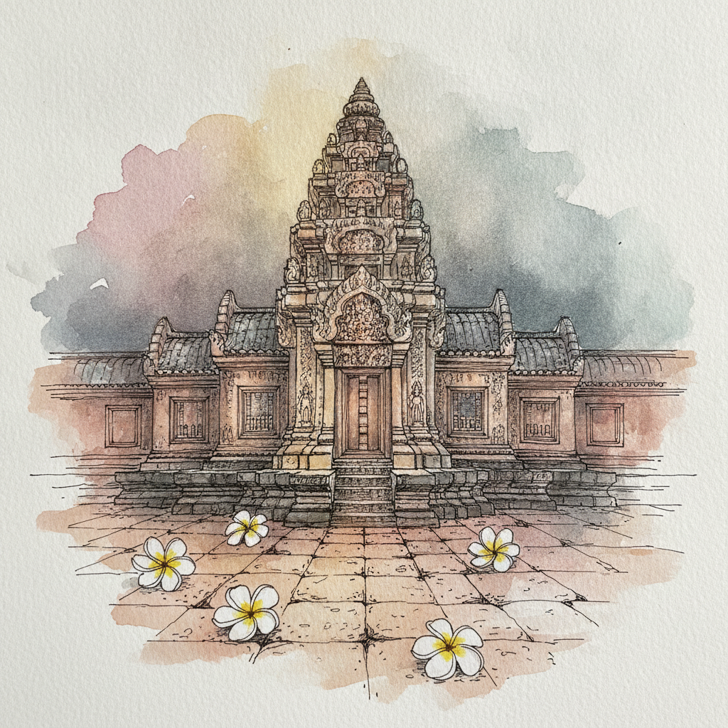 Banteay Srei, Siem Reap Province, Cambodia example 1