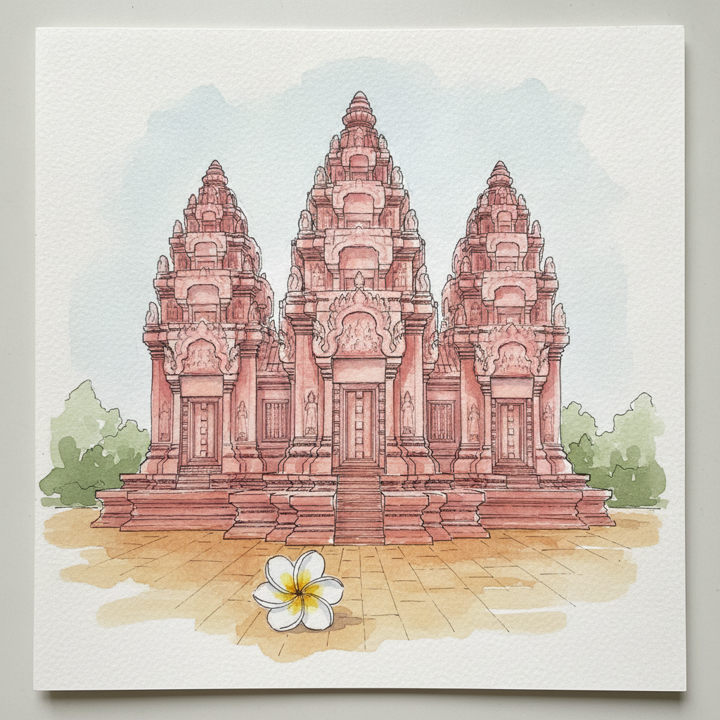 Banteay Srei, Siem Reap Province, Cambodia example 2