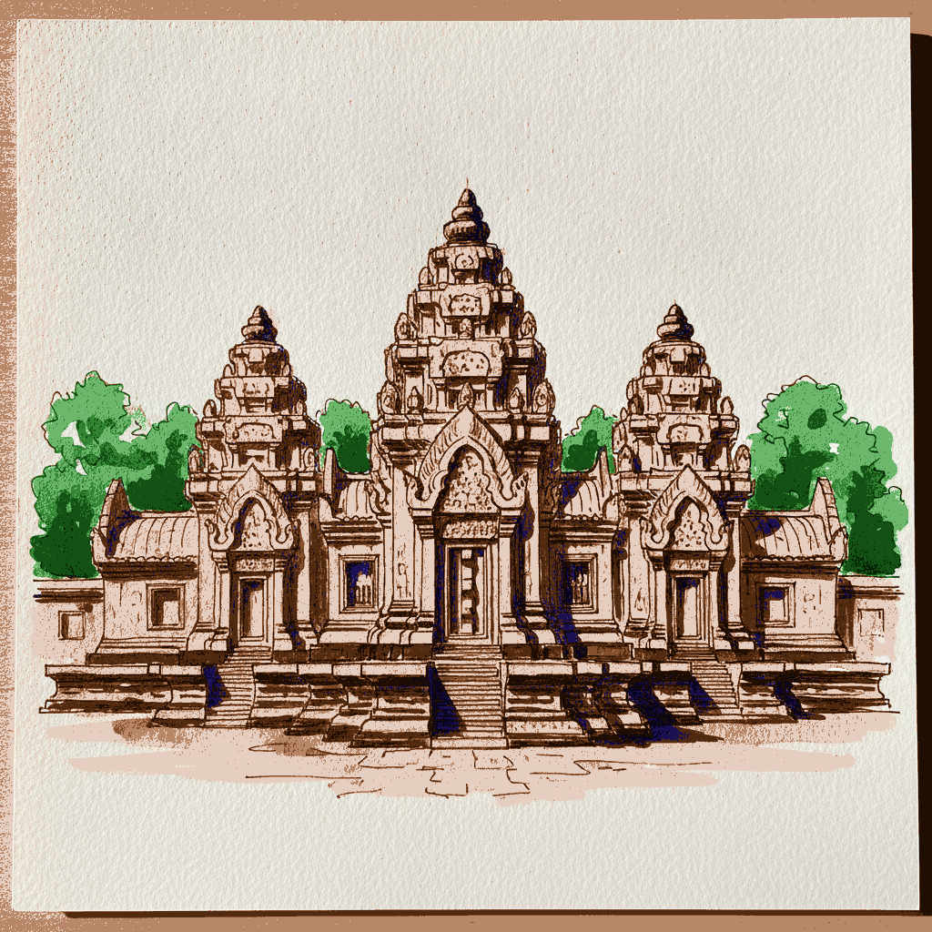 Banteay Srei, Siem Reap Province, Cambodia example 3