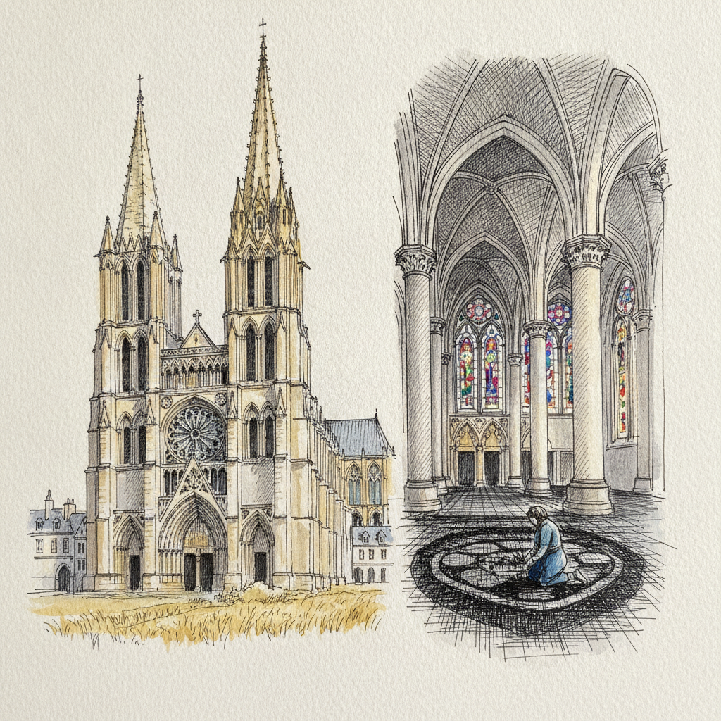 Chartres Cathedral, Chartres, France example 1