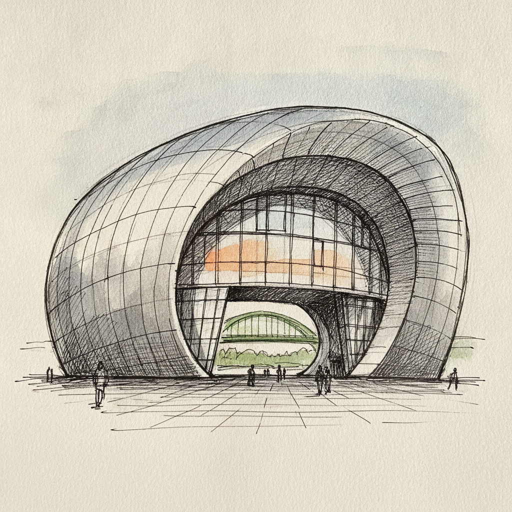 Sage Gateshead, Gateshead, England example 1