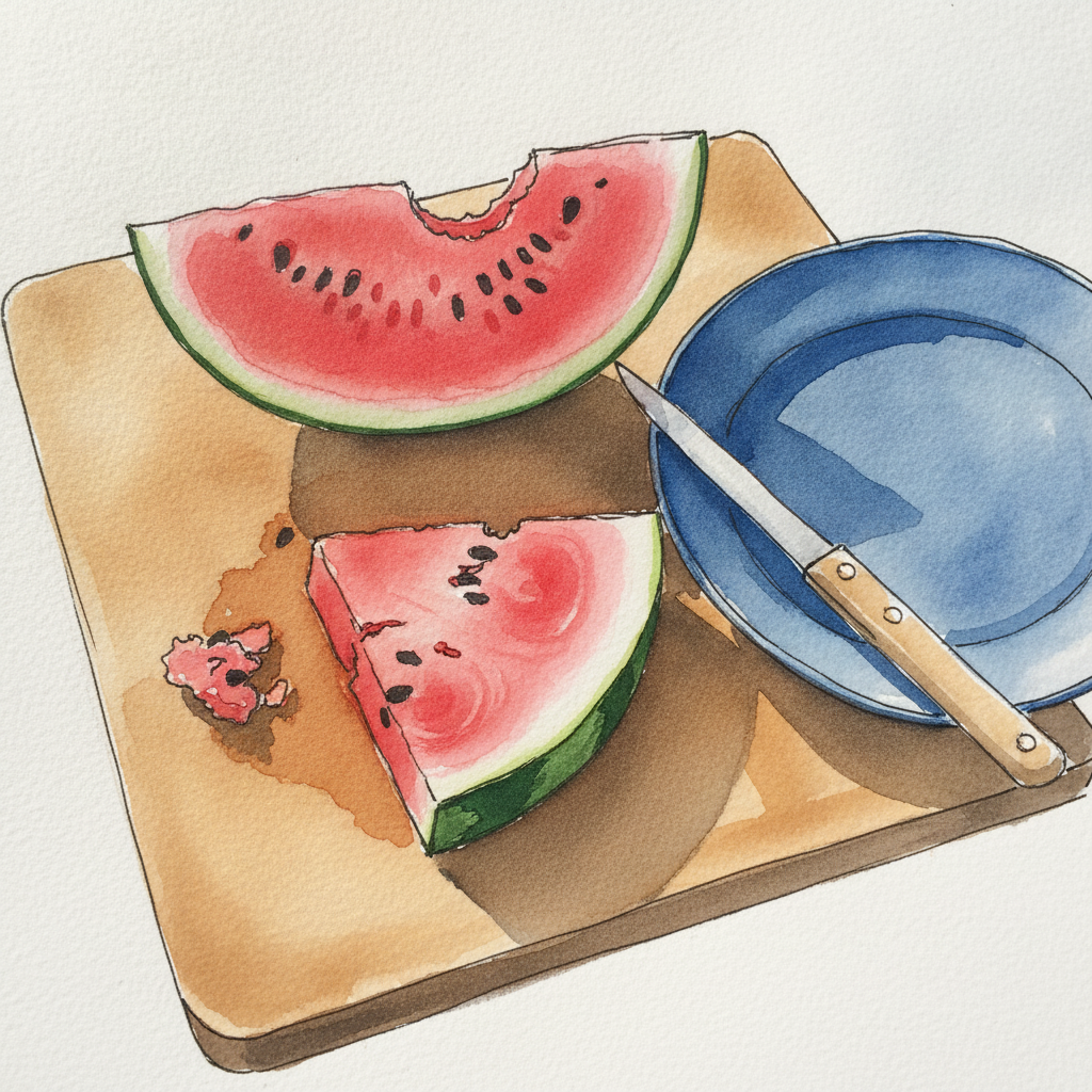 Watermelon Wedge example 1