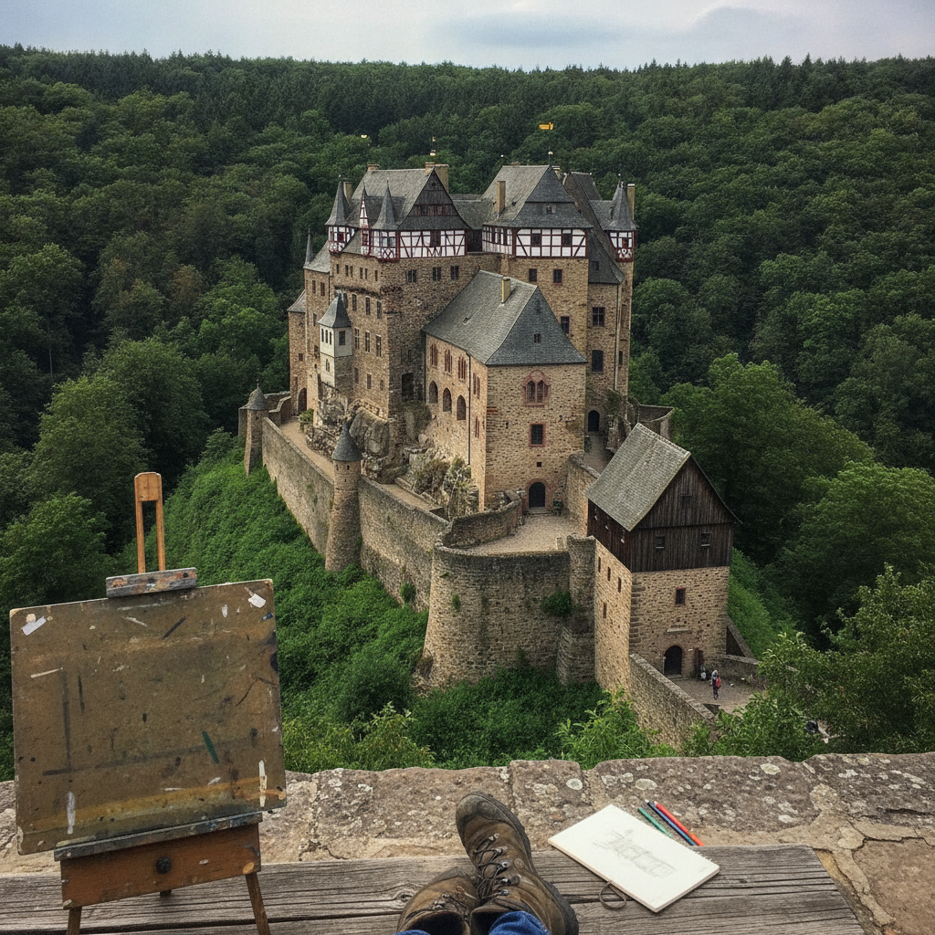 Wartburg, Thuringia, Germany AI-generated photoreal reference