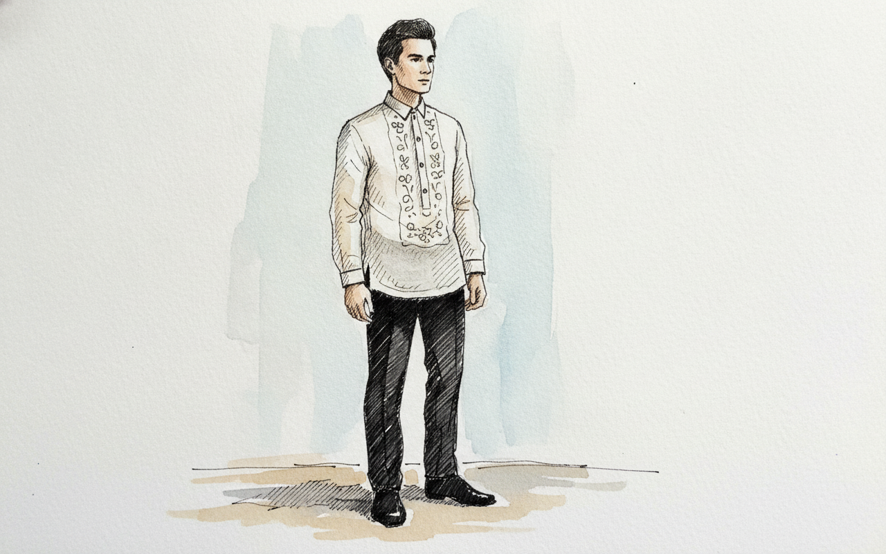 Filipino barong tagalog example 2