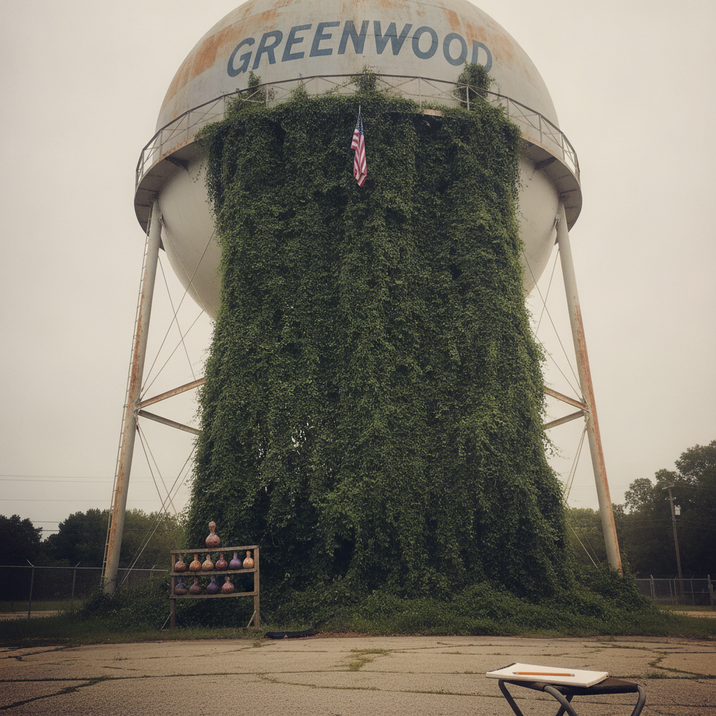 Mississippi Kudzu AI-generated photoreal reference