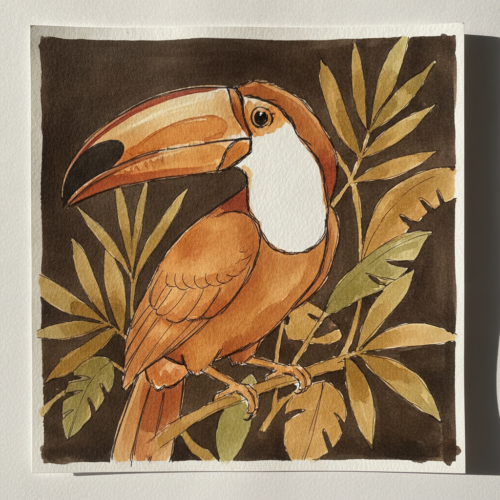 Tropical Toucan Maximalist example 1