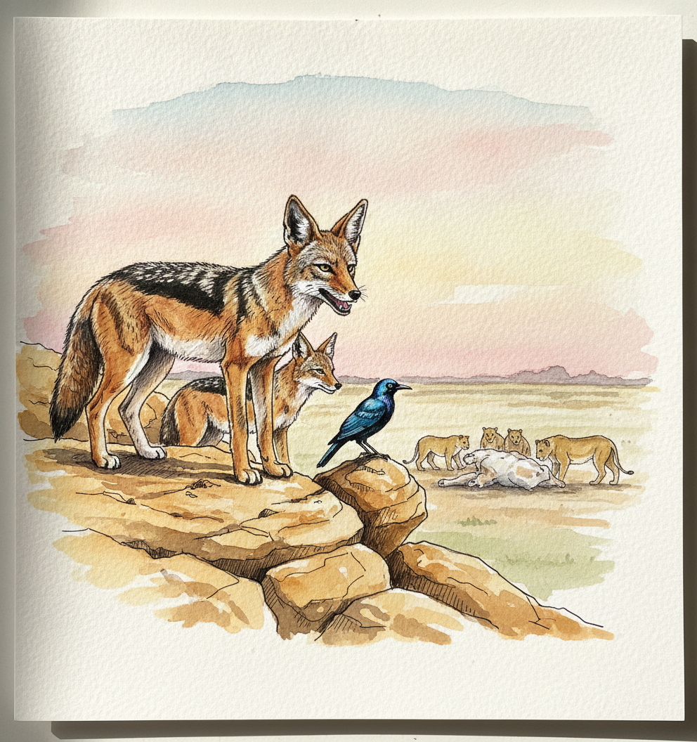 Black-backed jackal example 1