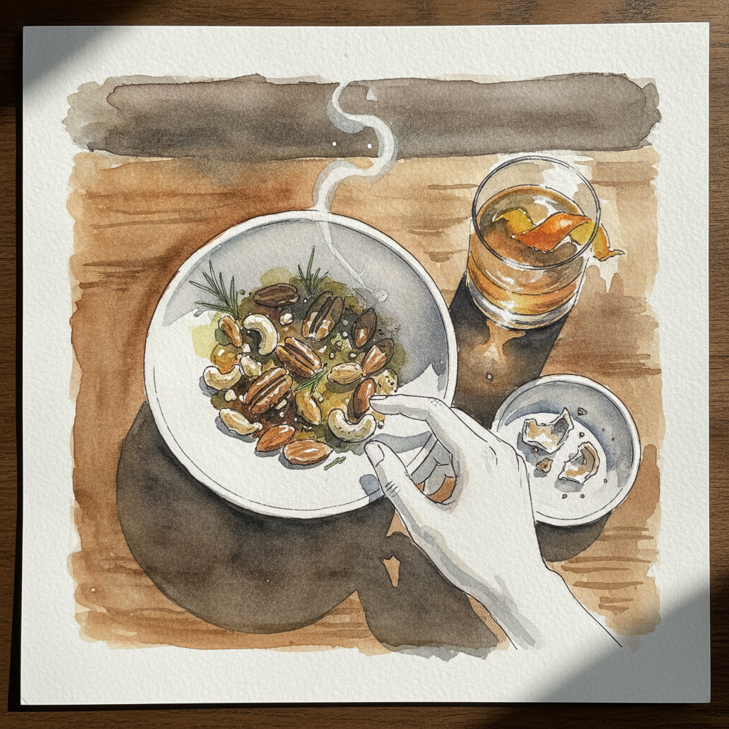 Bowl of bar nuts example 2