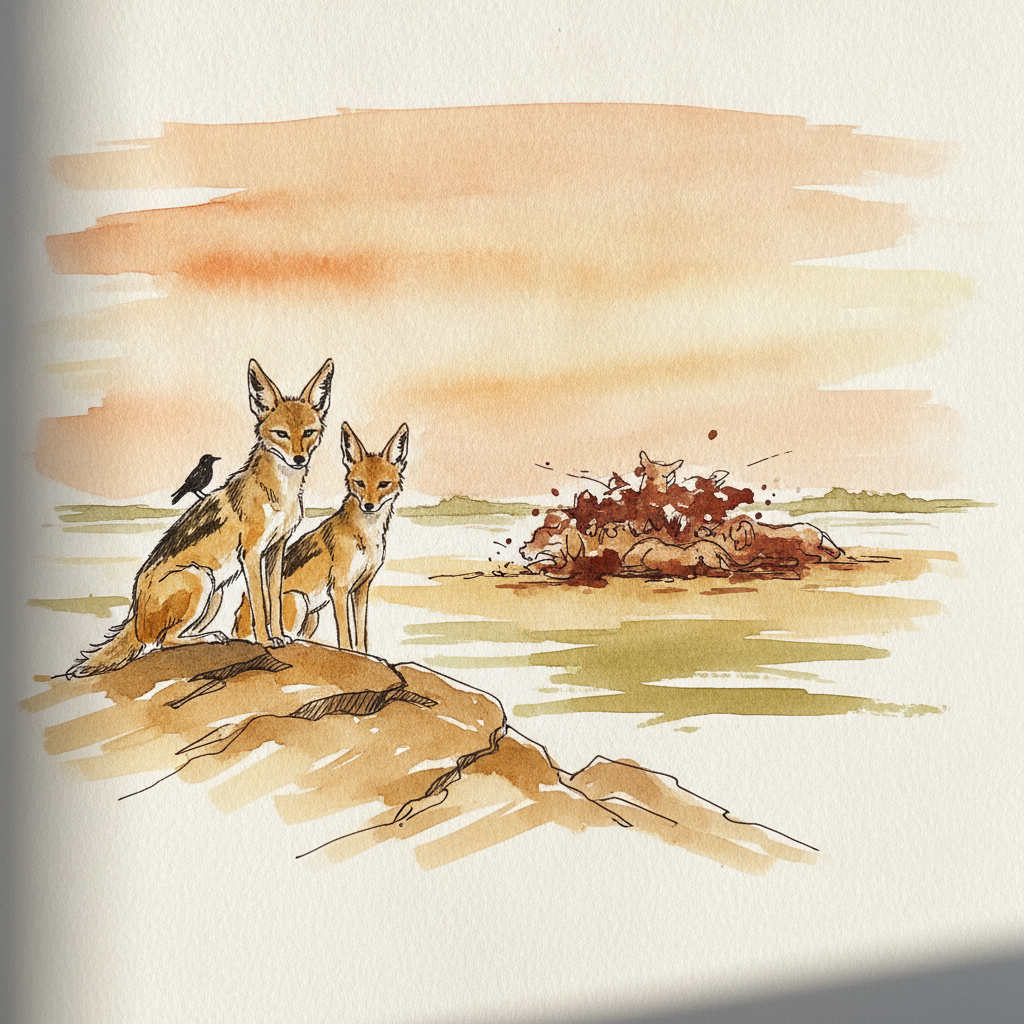 Black-backed jackal example 2