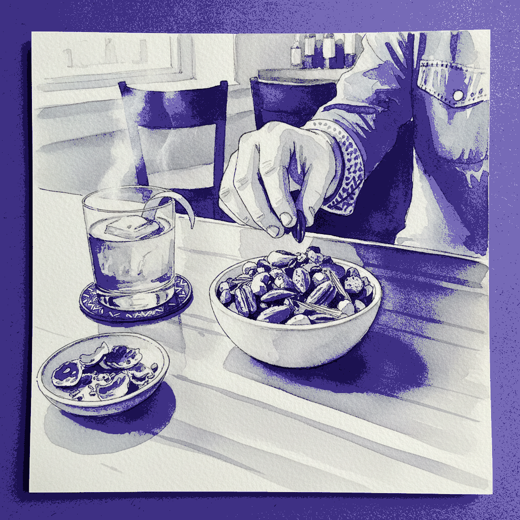 Bowl of bar nuts example 3