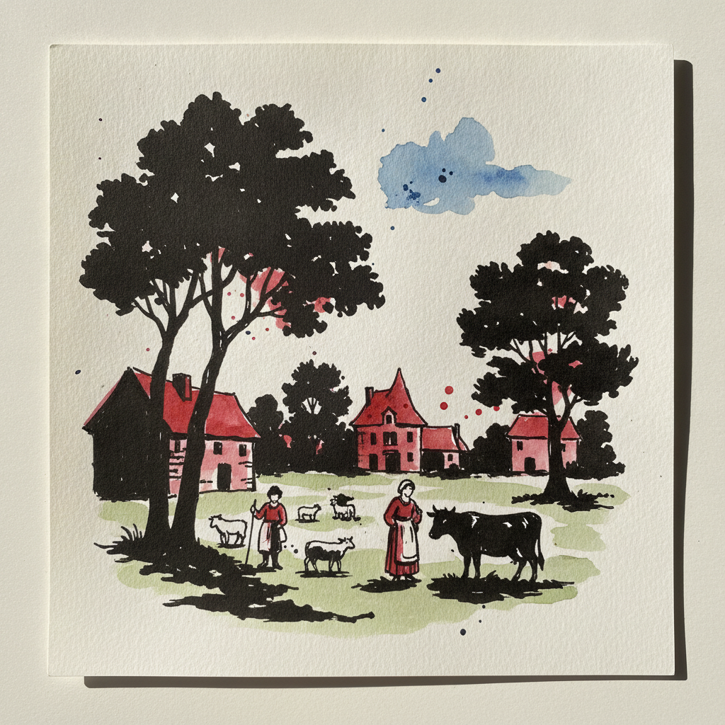Toile de Jouy Pastoral example 3