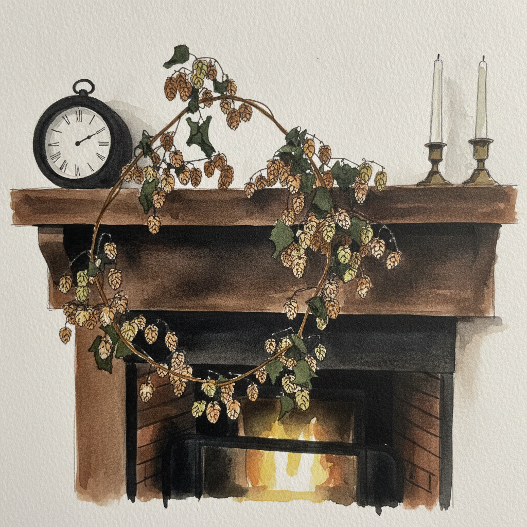 Dried Hops Vine example 1