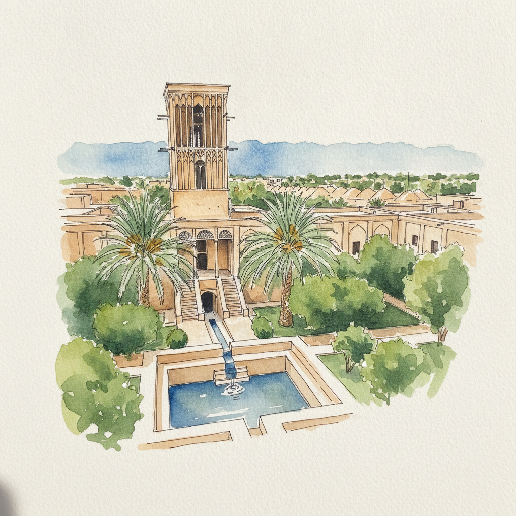 Yazd Qanats, Yazd, Iran example 2