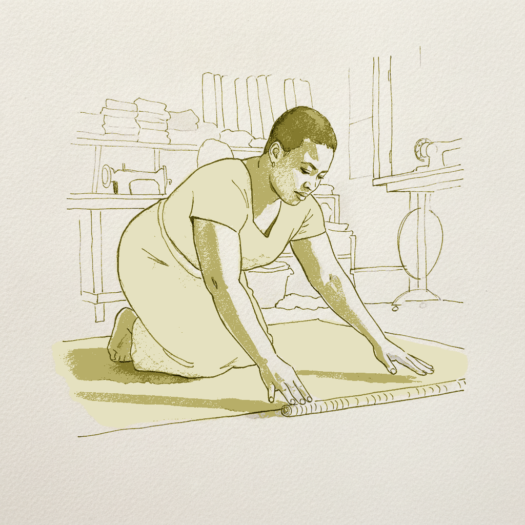 Forward Kneel with Both Hands Sweeping Floor in Front example 3